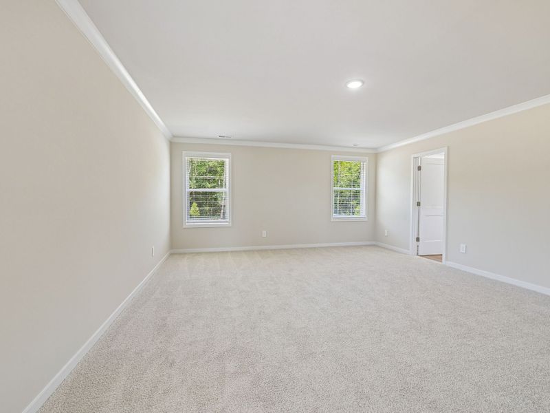 Spacious, unfurnished interior of a new home in Marshburn Landing - Signature Series, Wendell (Image 21). Spacious, unfurnished interior of a new home in Marshburn Landing - Signature Series, Wendell (Image 21).