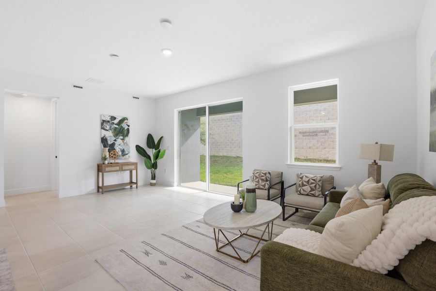 Furnished interior view inside a new home in Vintner Reserve, Clermont (Image 13). Furnished interior view inside a new home in Vintner Reserve, Clermont (Image 13).
