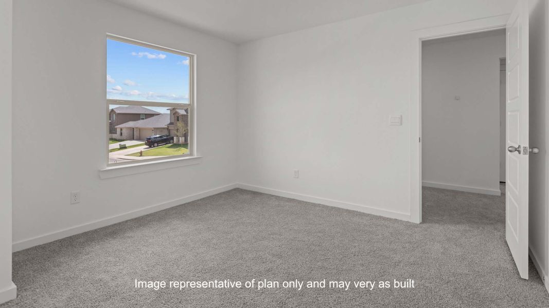 Representative unfurnished interior of a home built from the The Jayde by D.R. Horton in Terra Vista, Lubbock (Image 19). Representative unfurnished interior of a home built from the The Jayde by D.R. Horton in Terra Vista, Lubbock (Image 19).