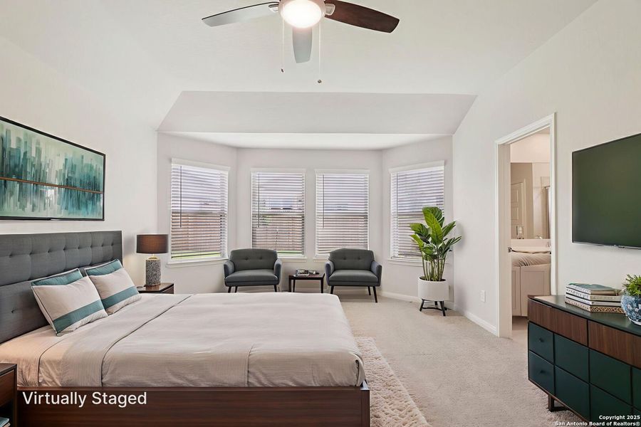 Furnished interior view inside a new home in Kallison Ranch, San Antonio (Image 6). Furnished interior view inside a new home in Kallison Ranch, San Antonio (Image 6).