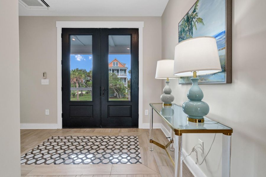 Furnished interior view inside a new home in , Edisto Island (Image 6).