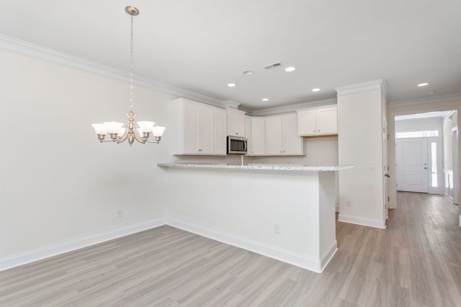 Furnished interior in a model home at Friedberg Village in Winston-Salem (Image 7).
