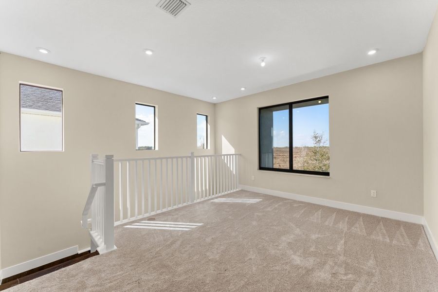 Representative unfurnished interior of a home built from the Golden by Mattamy Homes in Newfield, Palm City (Image 17).