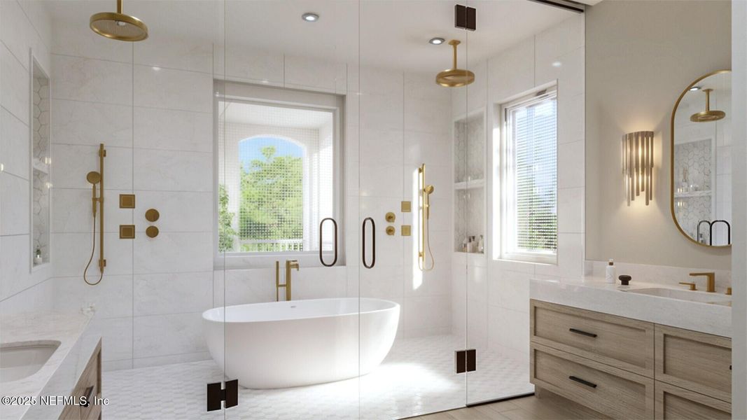 Furnished interior view inside a new home in , Fernandina Beach (Image 10). Furnished interior view inside a new home in , Fernandina Beach (Image 10).