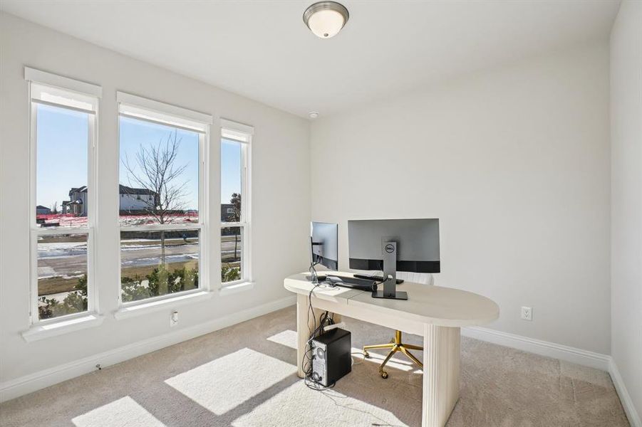 Furnished interior view inside a new home in Symmetry 37s, Frisco (Image 27).
