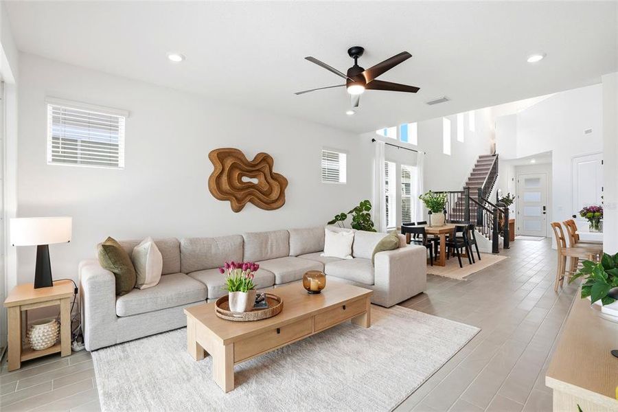 Furnished interior view inside a new home in , Wesley Chapel (Image 34). Furnished interior view inside a new home in , Wesley Chapel (Image 34).