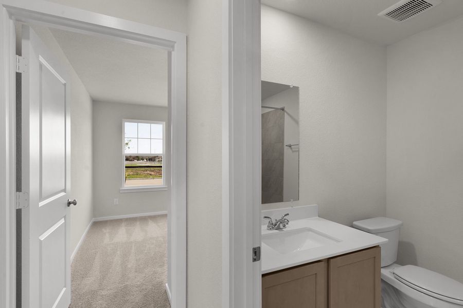 Furnished interior view inside a new home in Briarwood, Elgin (Image 18).