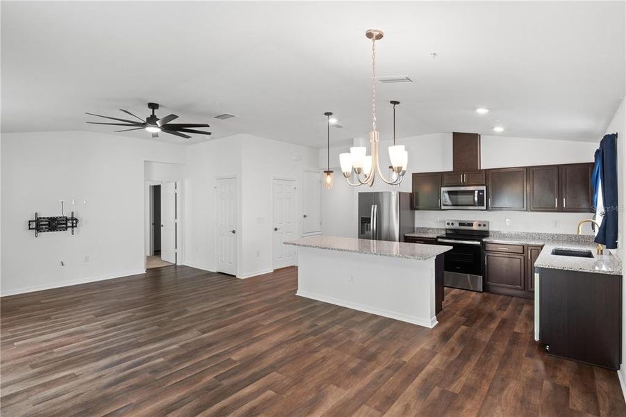 Furnished interior view inside a new home in , Titusville (Image 7). Furnished interior view inside a new home in , Titusville (Image 7).