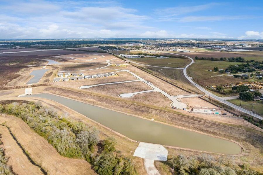 Site preparation for new homesites in Hallimore Ranch, Rosenberg (Image 4).