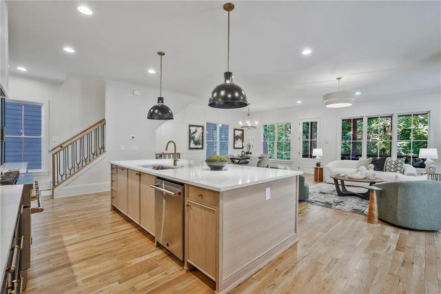 Furnished interior view inside a new home in Pendergrast Farm, Atlanta (Image 9).