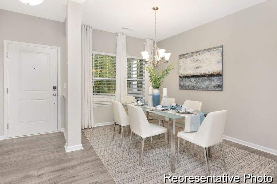 Furnished interior view inside a new home in Heritage Hall, Statesville (Image 5).
