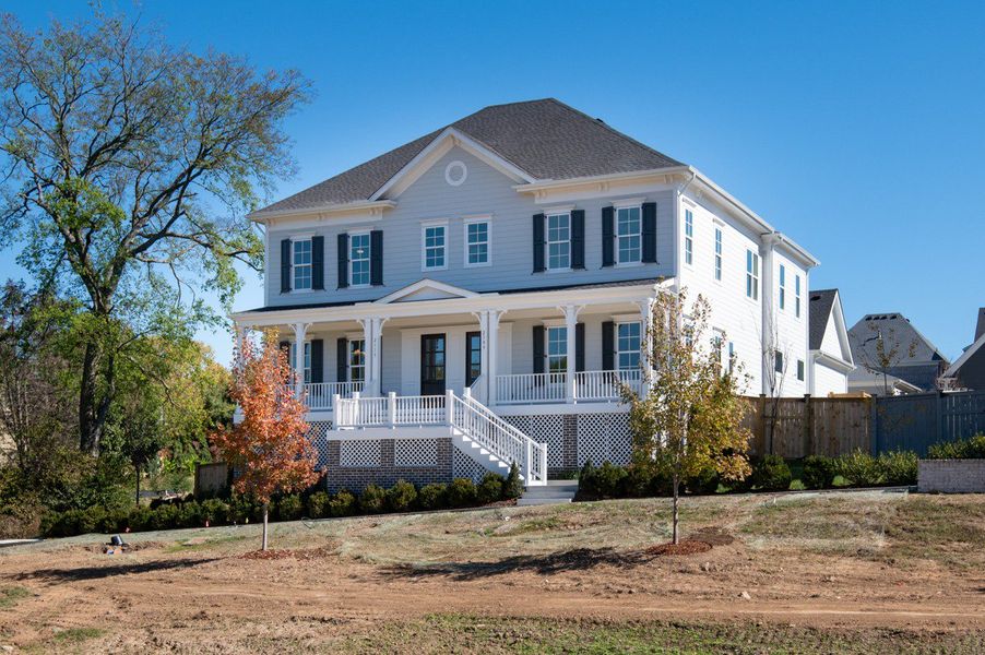 Exterior details and patio area of a home in Southbrooke, Franklin (Image 10).