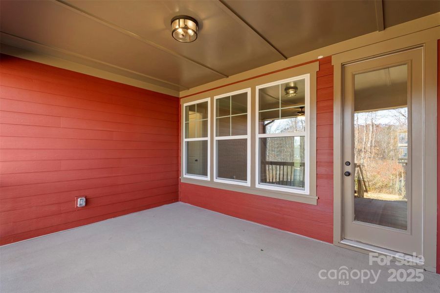 Exterior details and patio area of a home in Riverwalk, Rock Hill (Image 19).