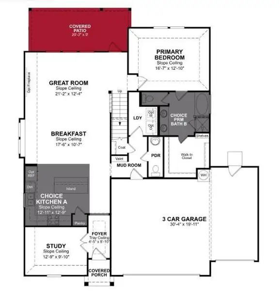 2D floor plan layout of this home in Sunrise Cove, Texas City, TX (Image 4).
