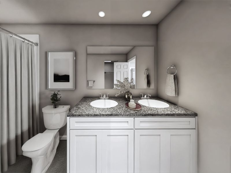 Representative furnished interior of a home built from the Taft by National HomeCorp in Canal Walk, Roanoke Rapids (Image 9).