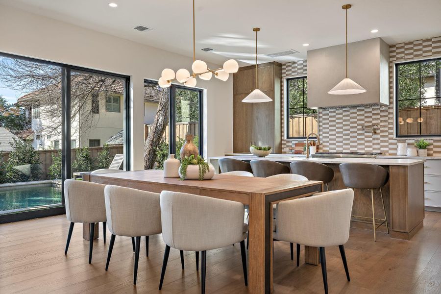 Furnished interior view inside a new home in , Austin (Image 10).