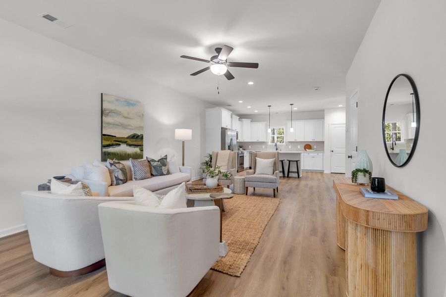 Furnished interior view inside a new home in , Hanahan (Image 17). Furnished interior view inside a new home in , Hanahan (Image 17).