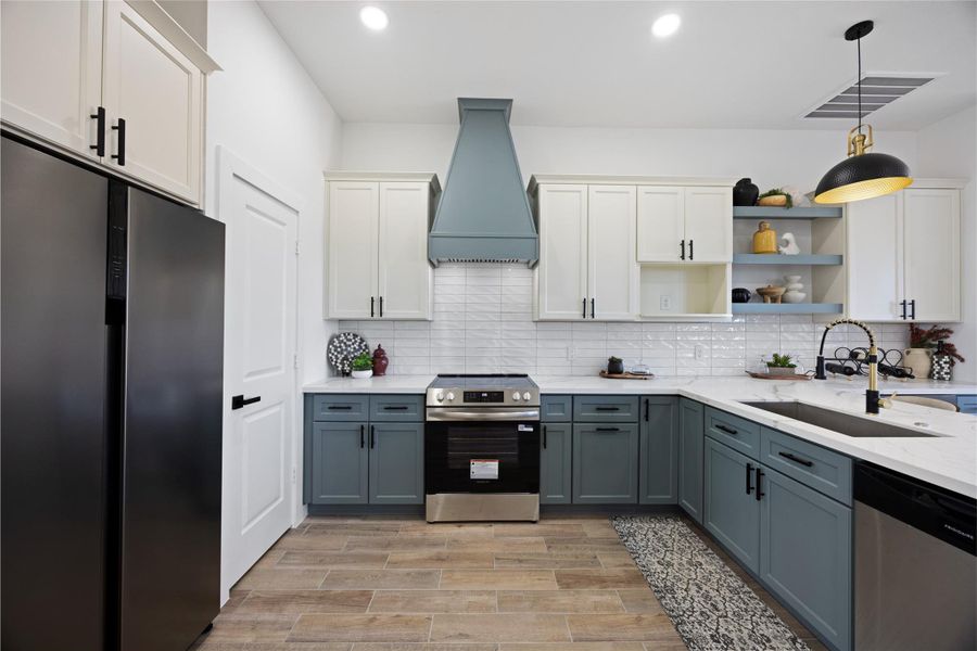 Furnished interior view inside a new home in , Cleveland (Image 14).