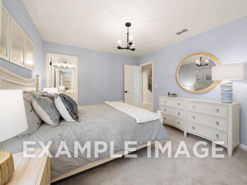 Representative furnished interior of a home built from the The Hickory B by Davidson Homes LLC in Melody Lakeside Estates, Buford (Image 48).