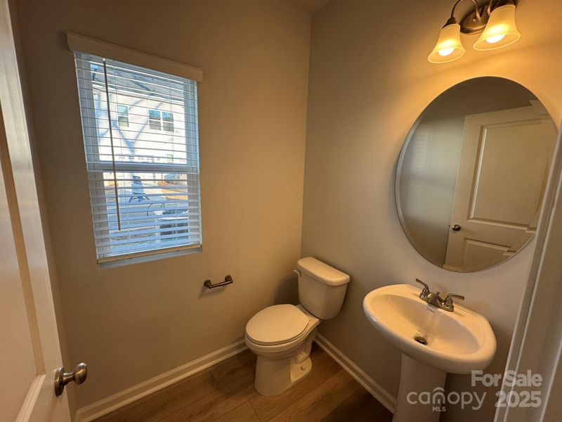 Powder Room on Main Floor