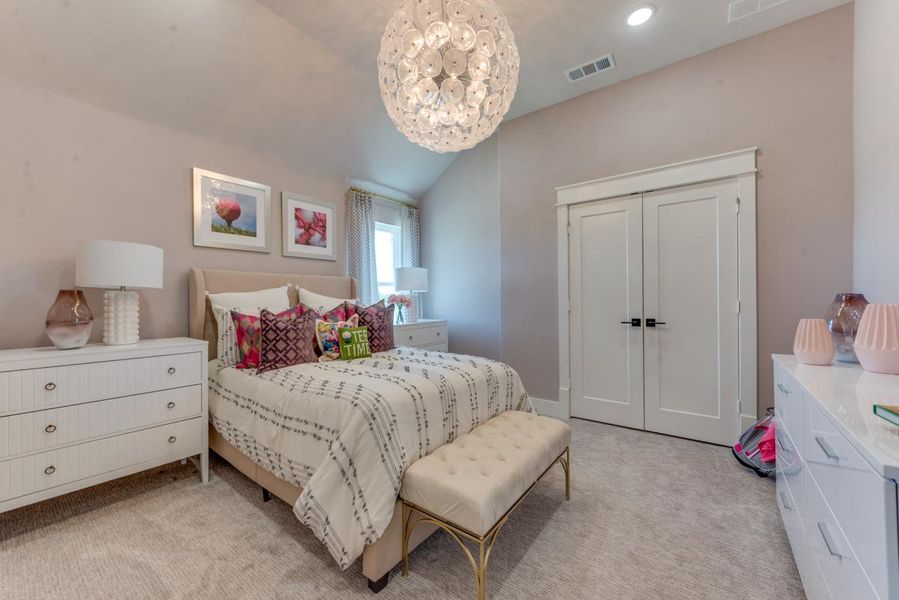 Representative furnished interior of a home built from the Royal Waterford by Grand Homes in Edgewater, Fate (Image 24). Representative furnished interior of a home built from the Royal Waterford by Grand Homes in Edgewater, Fate (Image 24).