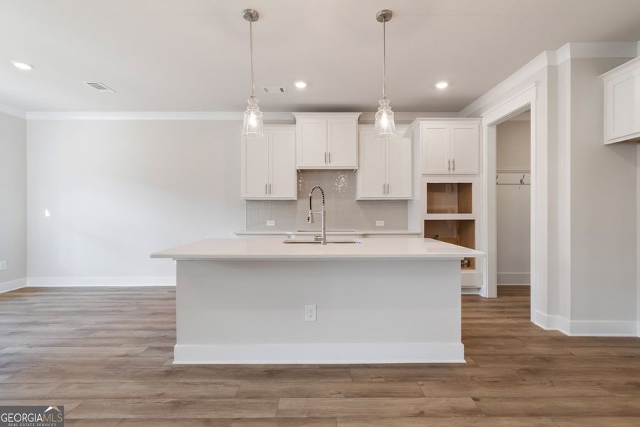 Furnished interior view inside a new home in Rosewood Lake Estates, Hoschton (Image 4).