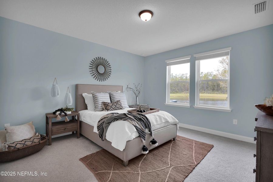 Furnished interior view inside a new home in Seabrook Village at Nocatee, Ponte Vedra (Image 25). Furnished interior view inside a new home in Seabrook Village at Nocatee, Ponte Vedra (Image 25).