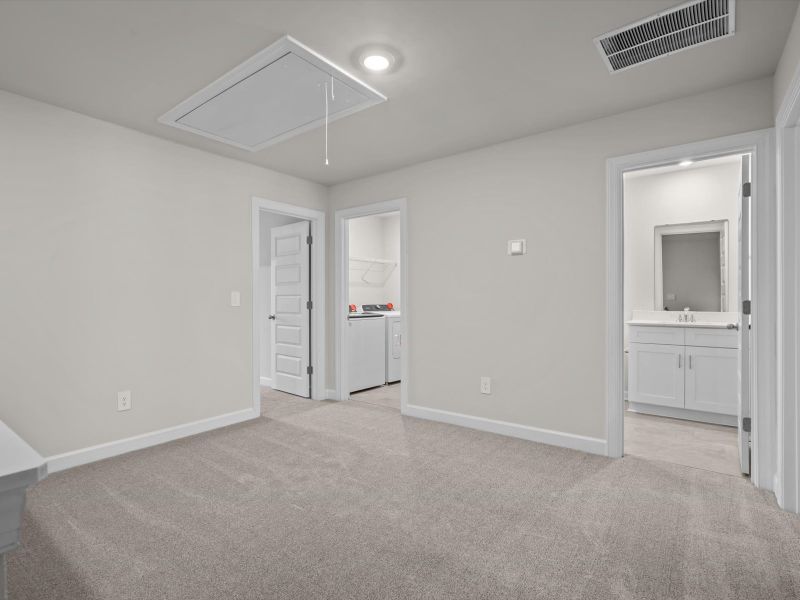 Spacious, unfurnished interior of a new home in Northbrook Village Townes, Taylors (Image 13).