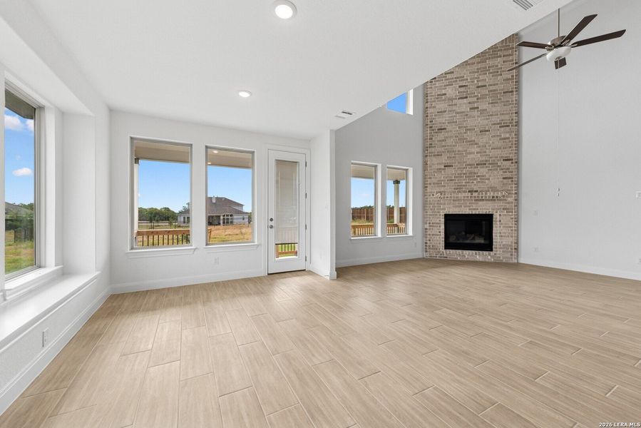 Spacious, unfurnished interior of a new home in Preserve at Annabelle Ranch, San Antonio (Image 18). Spacious, unfurnished interior of a new home in Preserve at Annabelle Ranch, San Antonio (Image 18).