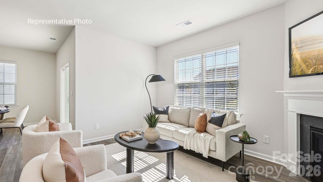 Furnished interior view inside a new home in Villages of Maiden, Maiden (Image 7).