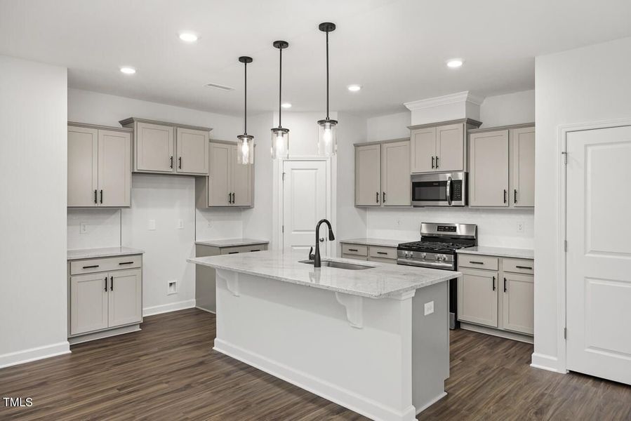 Furnished interior view inside a new home in Gregory Village Townhomes, Lillington (Image 53).