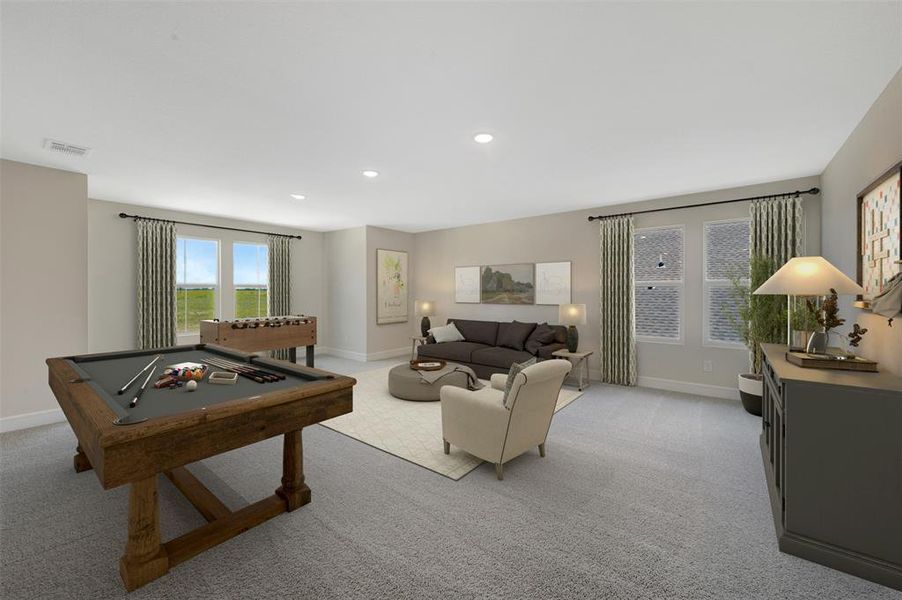 Furnished interior view inside a new home in Elevon, Lavon (Image 24).