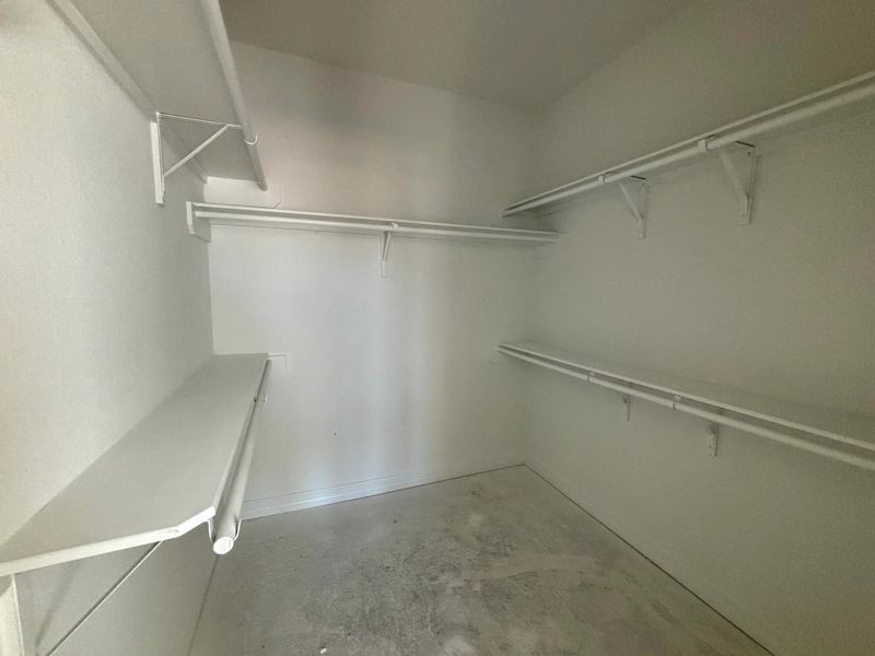 Construction progress - primary bedroom's walk in closet Construction progress - primary bedroom's walk in closet