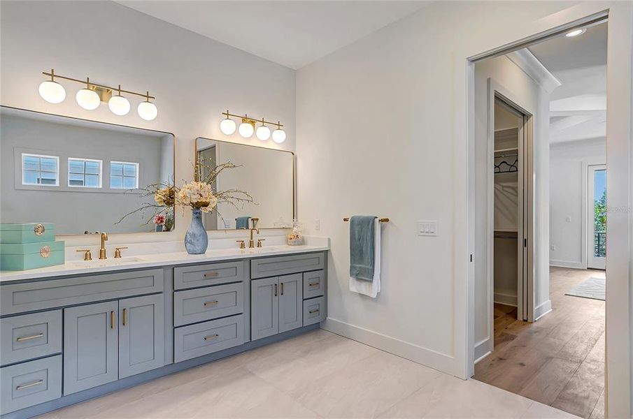 Furnished interior view inside a new home in , Tampa (Image 63).