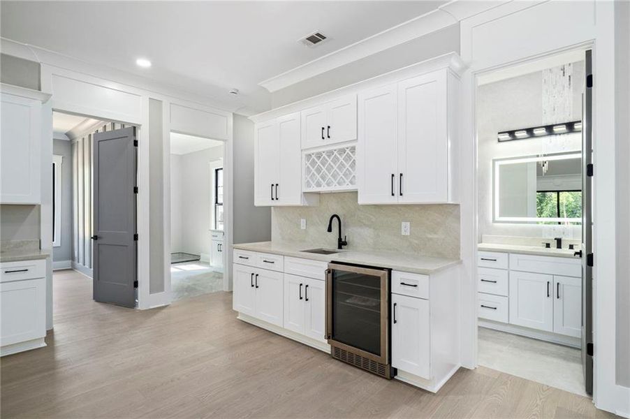Furnished interior view inside a new home in , Suwanee (Image 36).