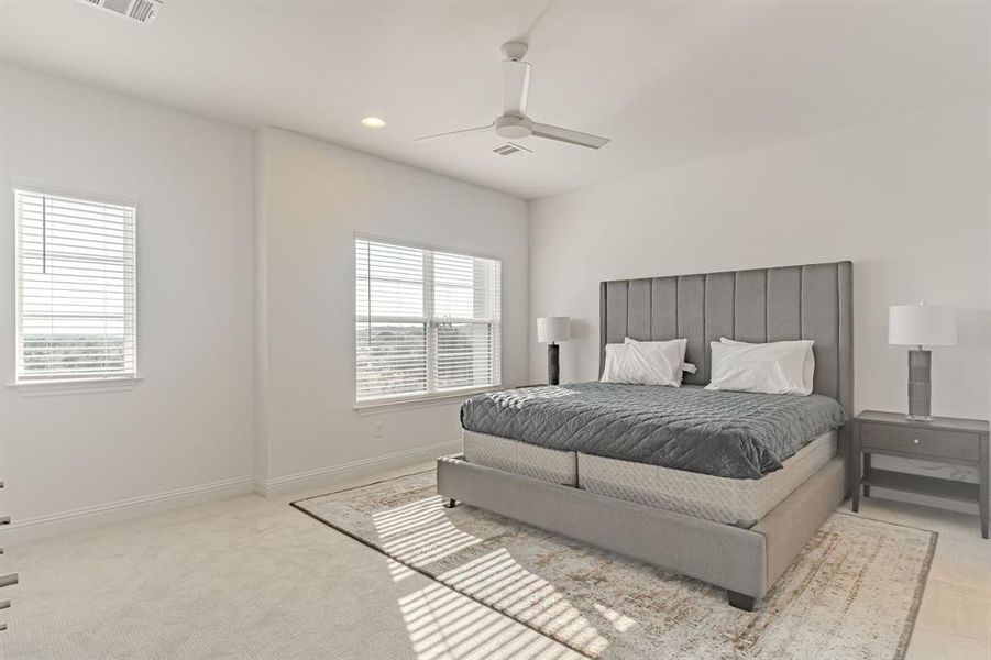 Furnished interior view inside a new home in , Aledo (Image 33).