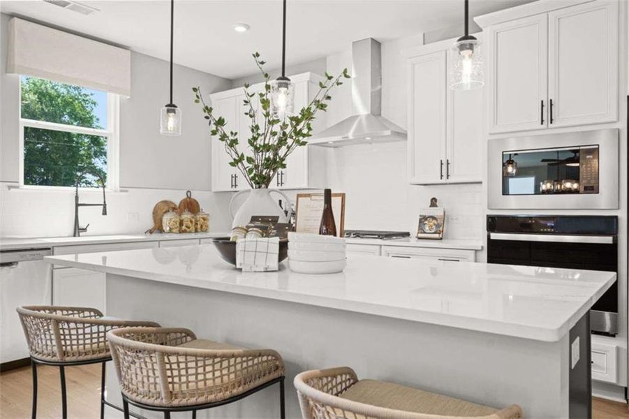 Furnished interior view inside a new home in Wehunt Meadows, Hoschton (Image 9).