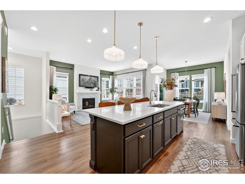 Furnished interior view inside a new home in Westerly, Erie (Image 8).