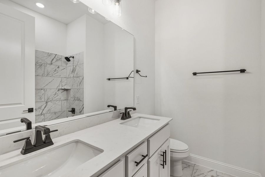 Furnished interior view inside a new home in Wildflower Ranch, Fort Worth (Image 12).