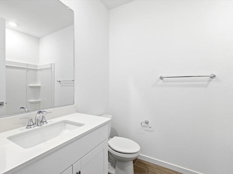 Furnished interior view inside a new home in Mesquite Mountain Ranch at Frontera, Surprise (Image 5).