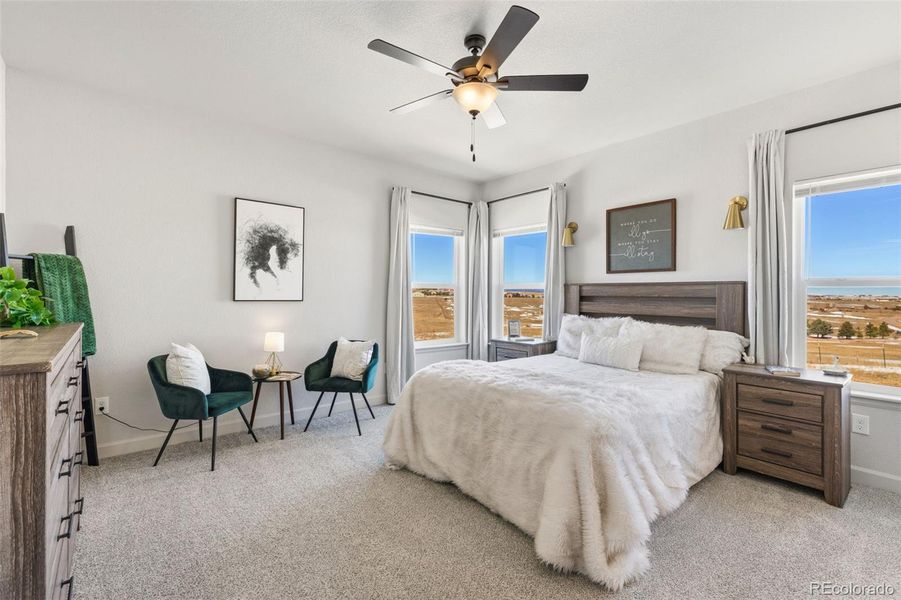 Furnished interior view inside a new home in , Colorado Springs (Image 12).