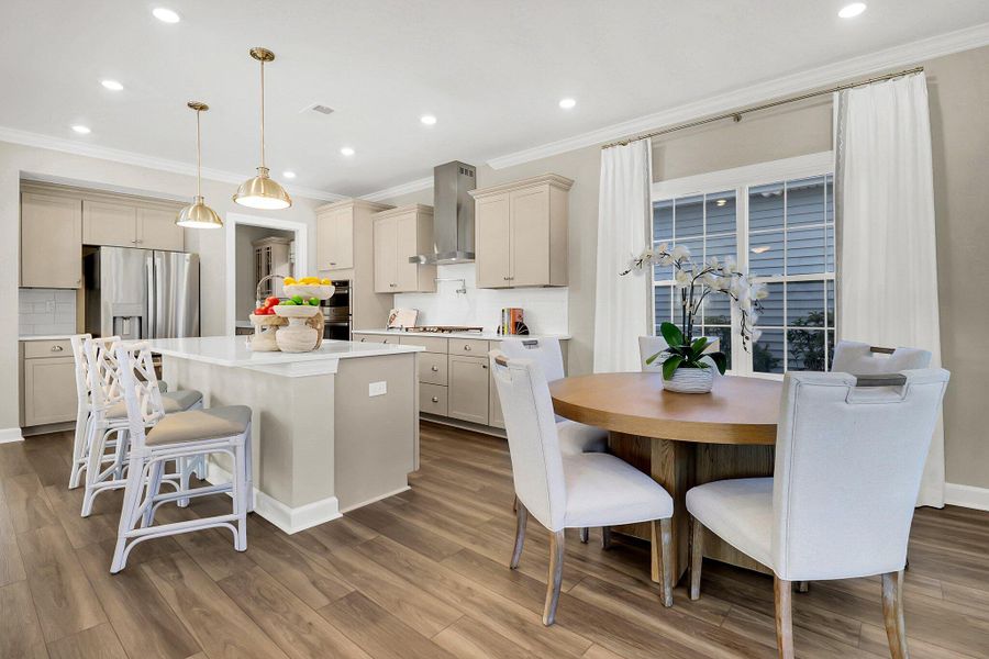 Furnished interior view inside a new home in Six Oaks, Summerville (Image 10).