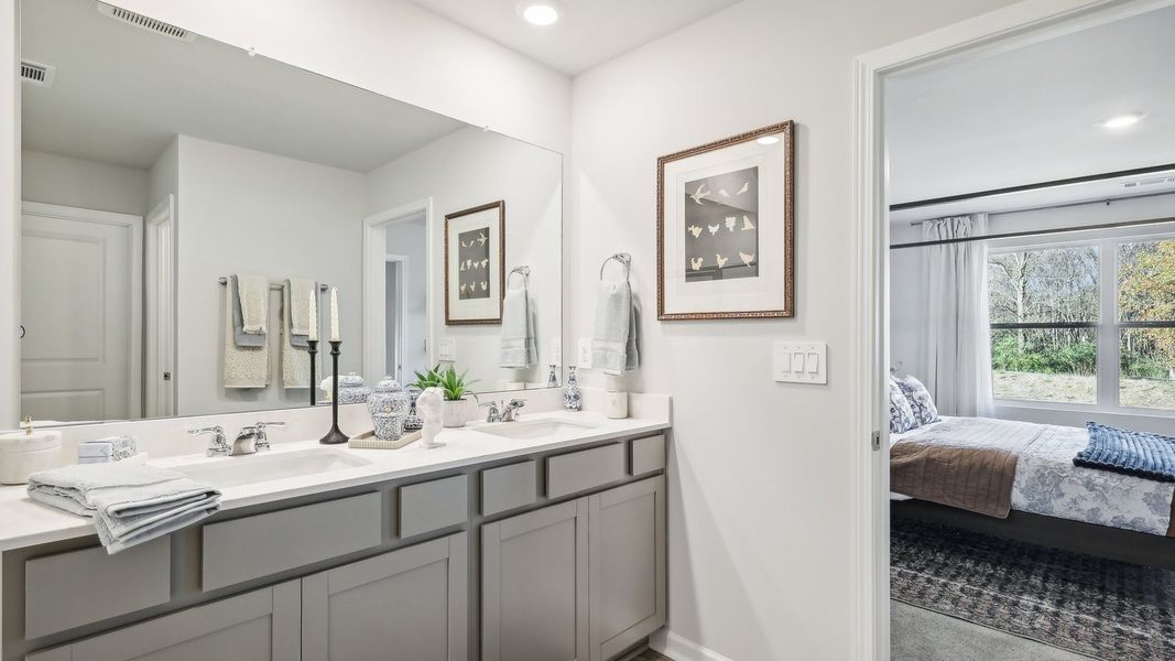 Furnished interior view inside a new home in The Parks, White House (Image 47). Furnished interior view inside a new home in The Parks, White House (Image 47).