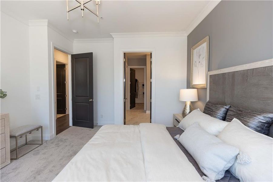 Furnished interior view inside a new home in Waterside Condos, Peachtree Corners (Image 17).