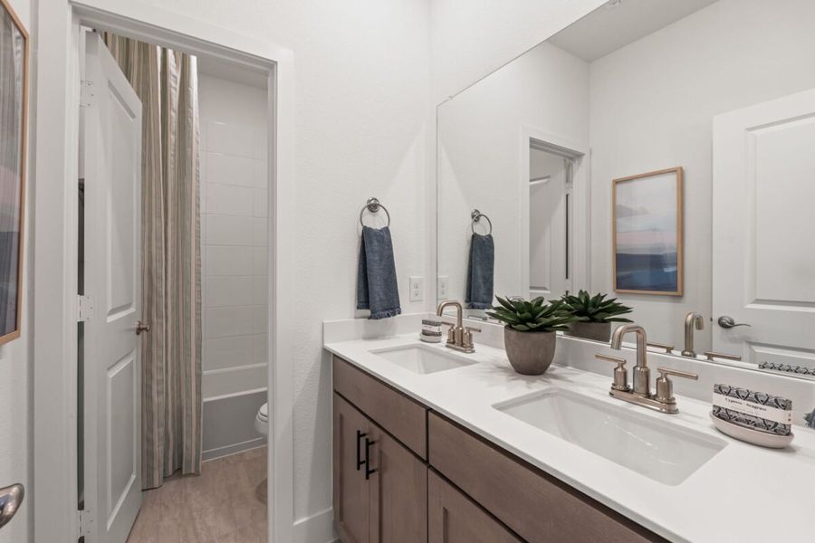 Image 7 representing the Trinity by Landon Homes in Fields - East Village, Frisco, TX. Image 7 representing the Trinity by Landon Homes in Fields - East Village, Frisco, TX.