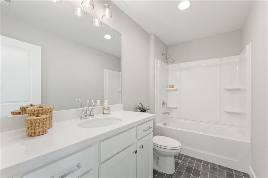 Furnished interior view inside a new home in Autumn Brook, Canton (Image 29).