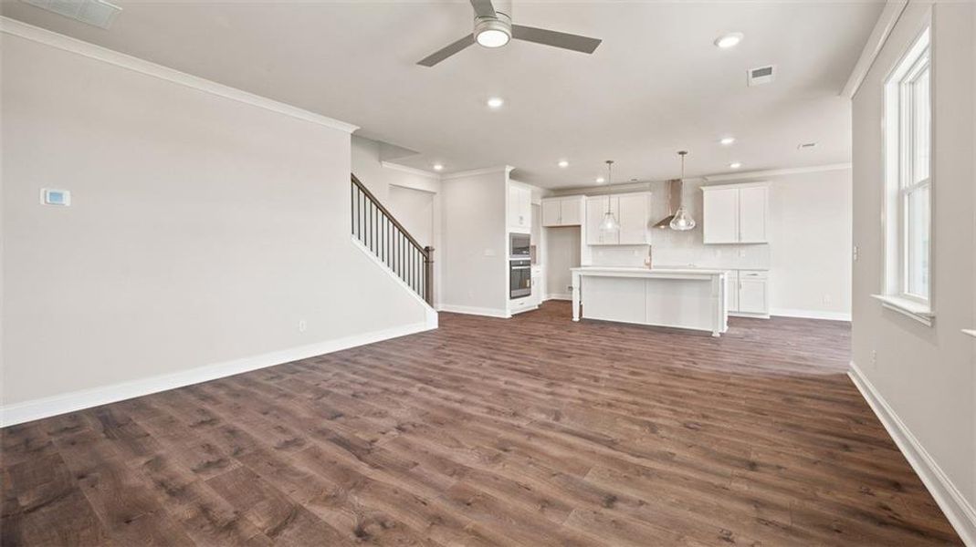 Spacious, unfurnished interior of a new home in Evergreen Crossing, Locust Grove (Image 28). Spacious, unfurnished interior of a new home in Evergreen Crossing, Locust Grove (Image 28).