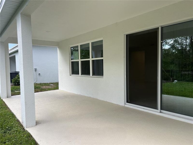 Exterior details and patio area of a home in Trinity Gardens, Deland (Image 2). Exterior details and patio area of a home in Trinity Gardens, Deland (Image 2).