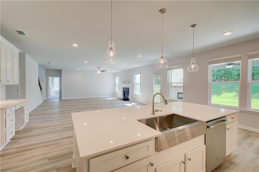 Furnished interior view inside a new home in Grandview at Millers Mill, Stockbridge (Image 5).