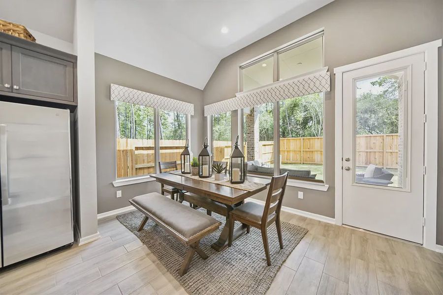 Representative furnished interior of a home built from the Marshall by Chesmar Homes in Stream Waters, Buda (Image 5).